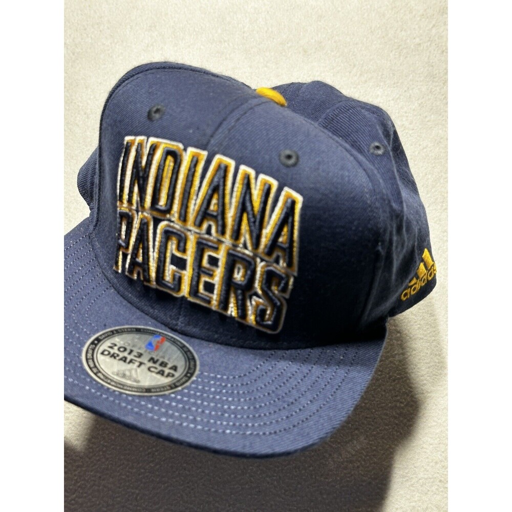 Indiana Pacers NBA Draft Hat Cap Adidas Snapback 2013  Basketball Logo